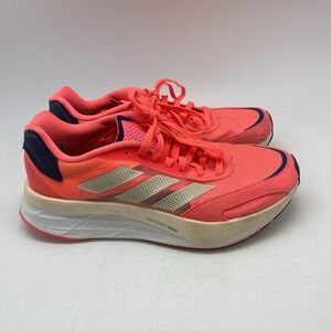 Adidas Sneakers Womens 8 Adizero Boston 10 GY0905 Pink Turbo Running Gym Shoes